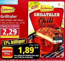 Norma Leckerum Grilltaler Chili Angebot