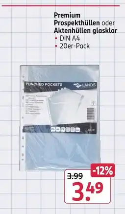 Rossmann Prospekthüllen oder aktenhüllen Angebot