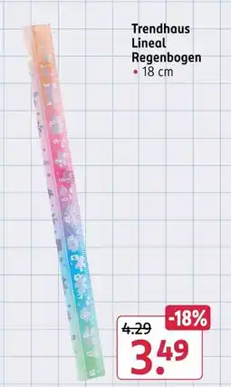 Rossmann Trendhaus lineal regenbogen Angebot
