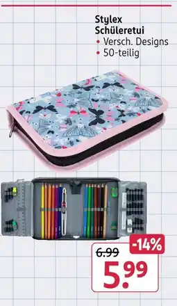 Rossmann Stylex schuletui Angebot