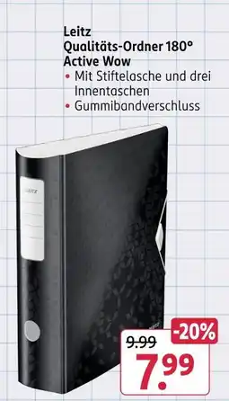 Rossmann Leitz qualitäts-ordner 180° active wow Angebot