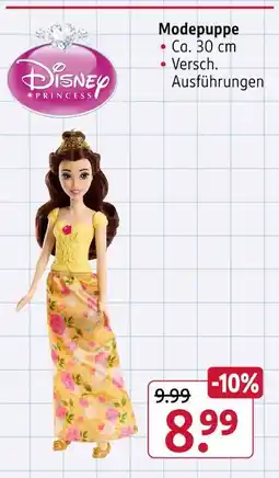 Rossmann Disney princess modepuppe Angebot
