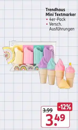 Rossmann Trendhaus mini textmarker Angebot