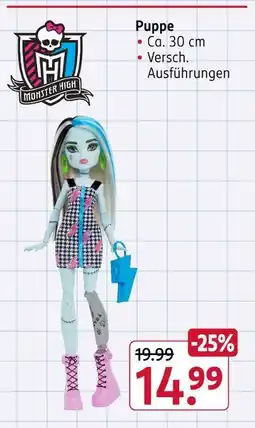 Rossmann Monster high puppe Angebot