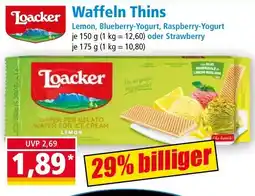 Norma Loacker Waffeln Thins Angebot