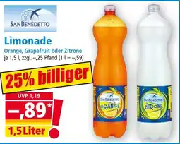 Norma San Benedetto Limonade Angebot