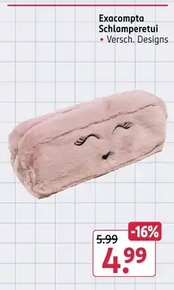 Rossmann Exacompta schlamperetui Angebot