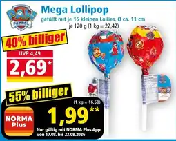 Norma Mega Lollipop Angebot
