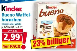 Norma Kinder Bueno Waffelhörnchen Angebot