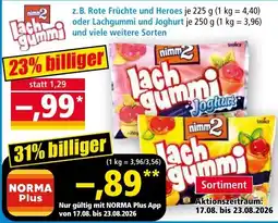 Norma Lachgummi Joghurt Angebot