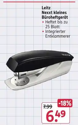 Rossmann Leitz nexxt kleines büroheftgerät Angebot