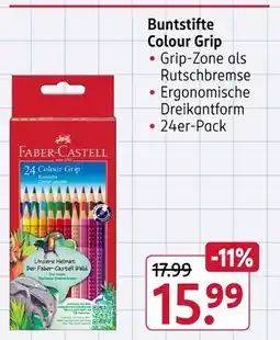Rossmann Faber-castell buntstifte colour grip Angebot