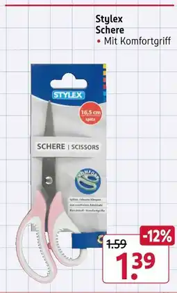 Rossmann Stylex schere Angebot