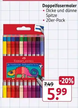 Rossmann Faber-castell doppelfasermaler Angebot