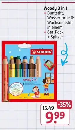 Rossmann Stabilo woody 3 in 1 Angebot