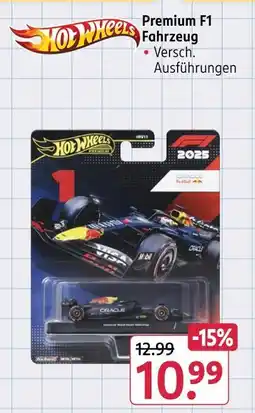 Rossmann Hot wheels premium f1 fahrzeug Angebot