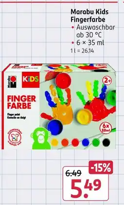 Rossmann Marabu kids fingerfarbe Angebot