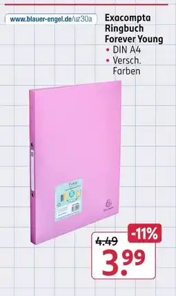 Rossmann Exacompta ringbuch forever young Angebot
