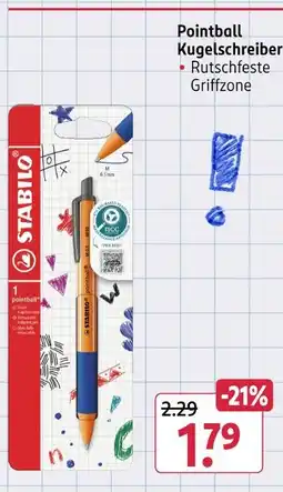 Rossmann Stabilo pointball kugelschreiber Angebot