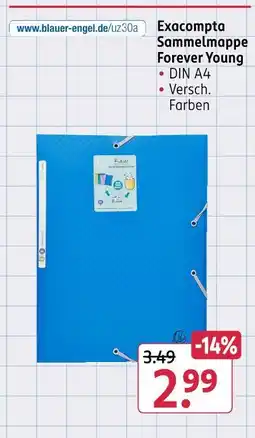 Rossmann Exacompta sammelmappe forever young Angebot
