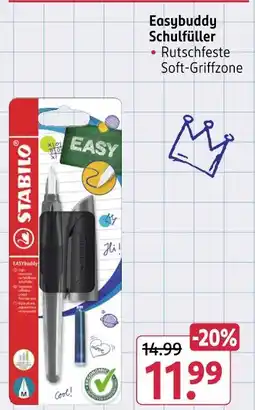 Rossmann Stabilo easybuddy schulfüller Angebot