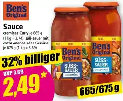 Norma Ben's Original Sauce cremiges Curry Angebot