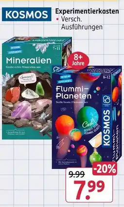Rossmann Kosmos experimentierkasten Angebot