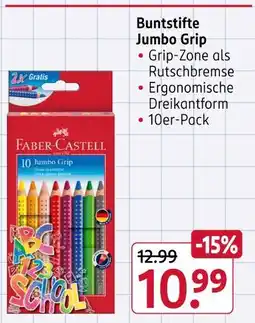 Rossmann Faber-castell buntstifte jumbo grip Angebot