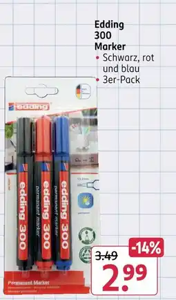 Rossmann Edding 300 marker Angebot