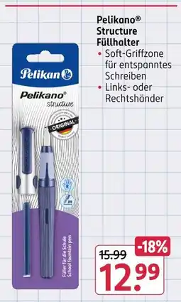 Rossmann Pelikan pelikano structure füllhalter Angebot