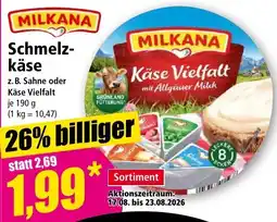 Norma MILKANA Schmelzkäse Angebot