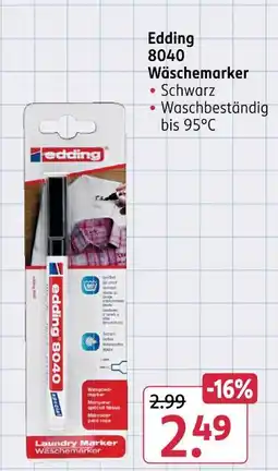 Rossmann Edding 8040 wäschemarker Angebot