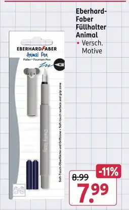 Rossmann Eberhard faber füllhalter animal Angebot