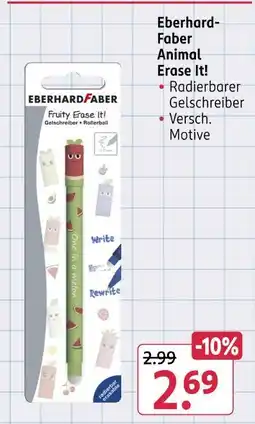 Rossmann Eberhard-faber animal erase it! Angebot