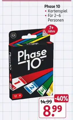 Rossmann Mattel games phase 10 Angebot
