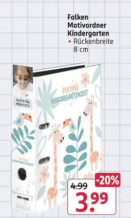 Rossmann Falken motivordner kindergarten Angebot