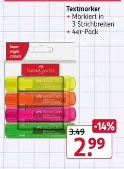 Rossmann Faber-castell textmarker Angebot