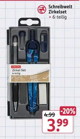 Rossmann Schreibwelt zirkelset Angebot