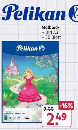 Rossmann Pelikan malblock Angebot