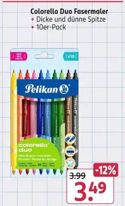 Rossmann Pelikan colorella duo fasermaler Angebot