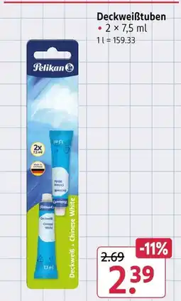 Rossmann Pelikan deckweißstuben Angebot