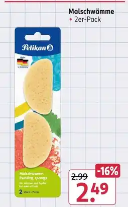 Rossmann Pelikan malschwämme Angebot