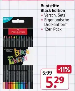 Rossmann Faber-castell buntstifte black edition Angebot