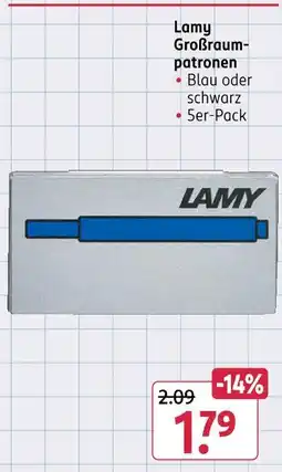 Rossmann Lamy großraumpatronen blau oder schwarz Angebot