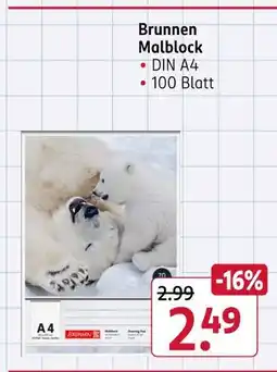Rossmann Brunnen malblock Angebot