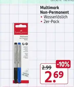 Rossmann Faber-castell multimark non-permanent Angebot