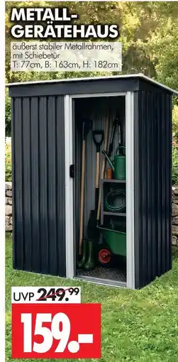Wreesmann Metall-gerätehaus Angebot