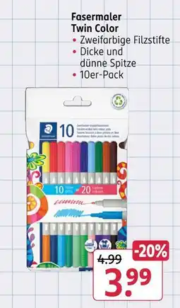 Rossmann Fasermaler twin color Angebot