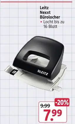 Rossmann Leitz nexxt bürolocher Angebot