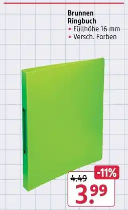 Rossmann Brunnen ringbuch Angebot